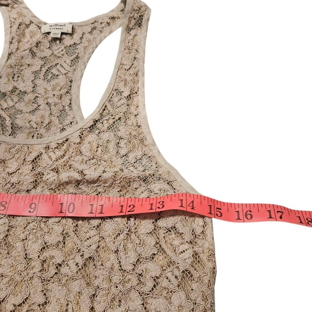 Wilfred Lace Racerback Tank sz XXS - Picture 4 of 7